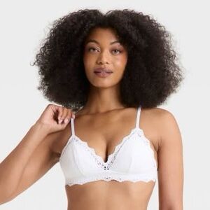 Auden White Lace Bralette
